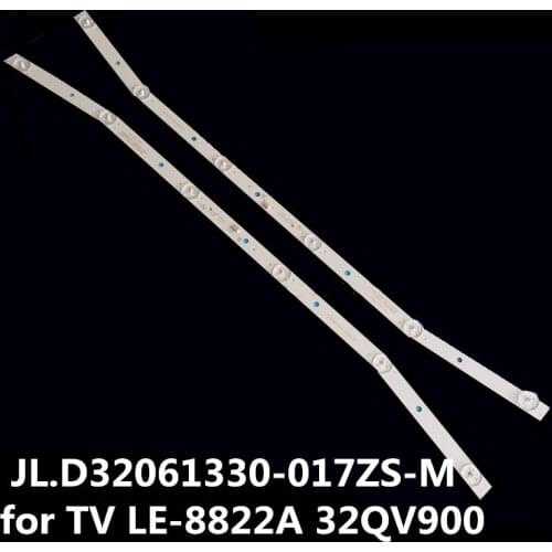 4Pieces/lot 32 inch LED Backlight JL.D32061330-017ZS-M for TV LE-8822A 32QV900 6-LEDs Curved Shape