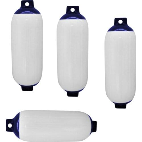 4pcs Marine Fender Boat Inflatable Fender Bumper with Reinforced Eye Holes UV Protection Dock Shield Speedboat Yatch Boat Buoy