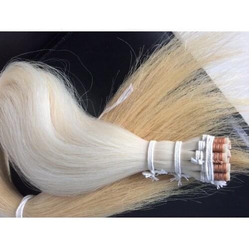 50g Best Natural Stallion canada horsetail hair bowhairs 90cm up violin bow hair