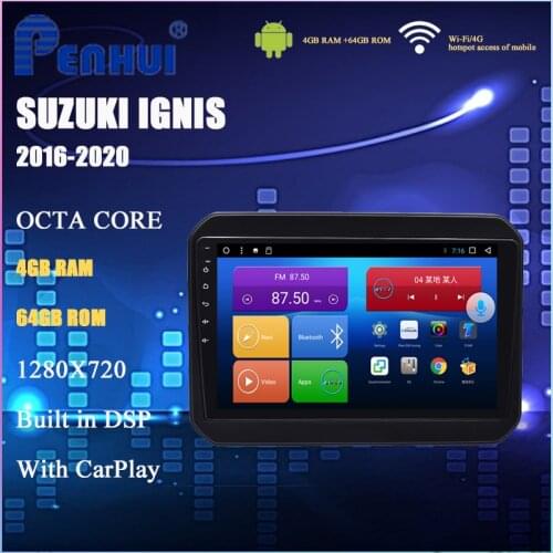 Android Car DVD For Suzuki IGNIS (2016-2020) Car Radio Multimedia Video Player Navigation GPS 2din