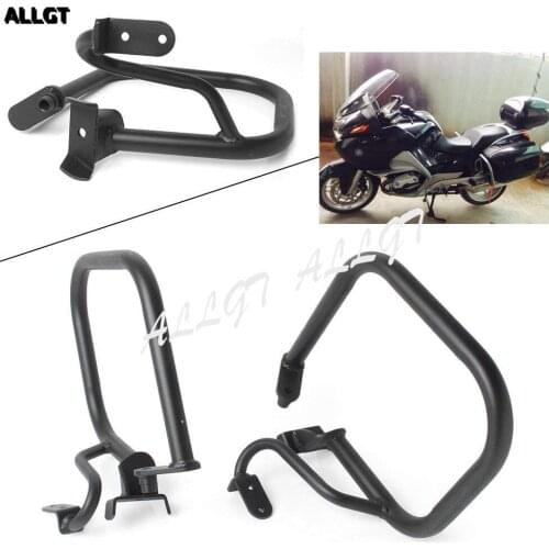 Black Motorcycle Rear Bumper Highway Crash Bars Engine Protection Guards for BMW R1200RT 2005-2010 2011 2012 2013