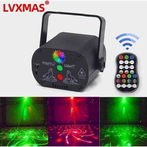 LVXMAS Usb Disco Light Stage Light Rgb Rechargeable Usb Party Lights Mini Disco Ball Dj Led Laser Stage Projector Party Lamp