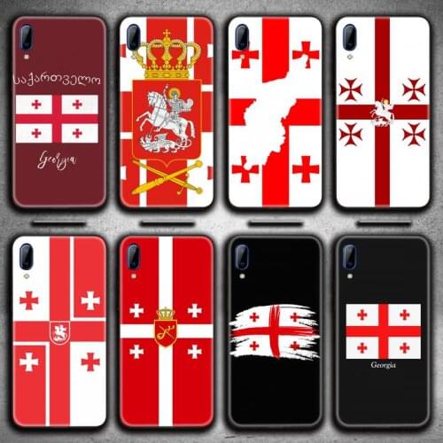 Georgia flag Phone Case For Vivo Y91c Y17 Y51 Y67 Y55 Y7s Y81 Y19 Y97 Y93 V17 vivos5