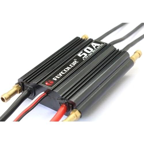 Flycolor 50A/70A/90A/120A/150A Brushless ESC Speed Control Support 2-6S Lipo BEC 5.5V/5A for RC Boat F21267/71