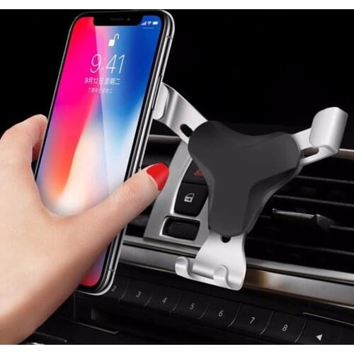 Gravity Car Holder For Phone in Car Air Vent Mount Clip Cell Holder No Magnetic Mobile Phone Stand Support Smartphone Holder