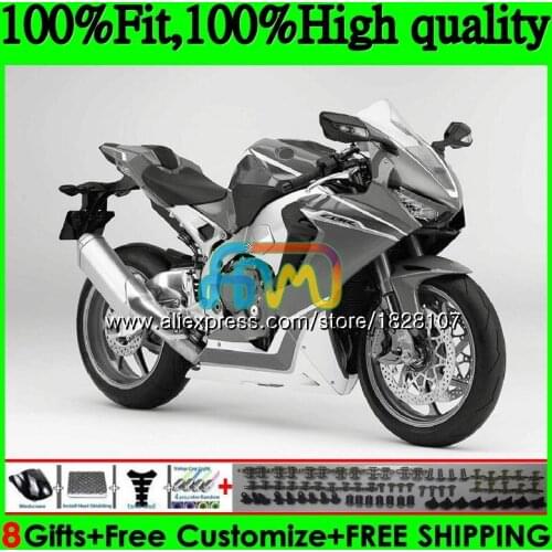 Injection For HONDA CBR 1000 RR CBR1000RR grey glossy 17 18 19 145BS.35 CBR 1000RR CBR-1000RR CBR1000 RR 2017 2018 2019 Fairing