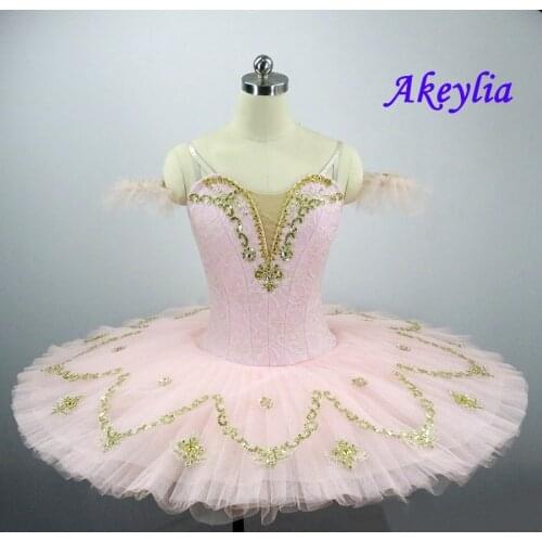 Peach Fairy Classical Ballet Tutu Adult Performance Pancake Ballet Tutu Costume Girls Platter Tutus Pink Professional Tutu JN032