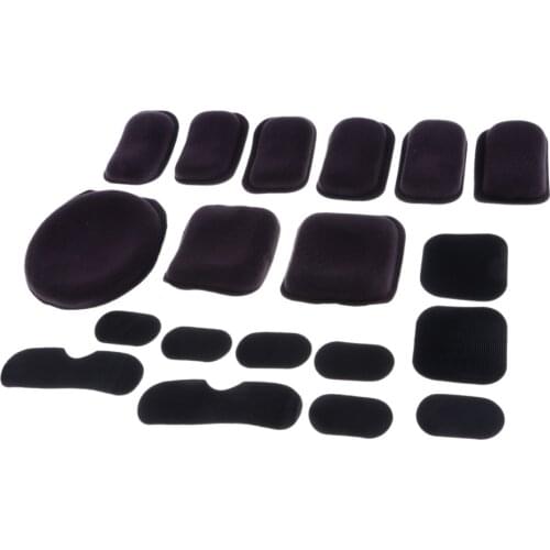 Shockproof Army Helmet Protective Cushion EVA Pad Set with Stickers