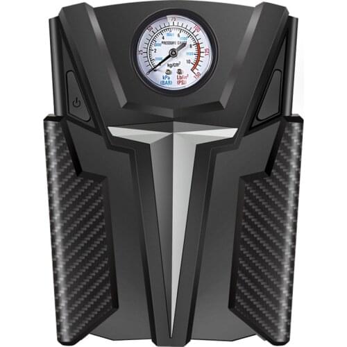 Tire Inflator, Portable Air Compressor Cordless Air Pump with Pressure Gauge, Handheld Car Tire Pump Power Tire Inflator