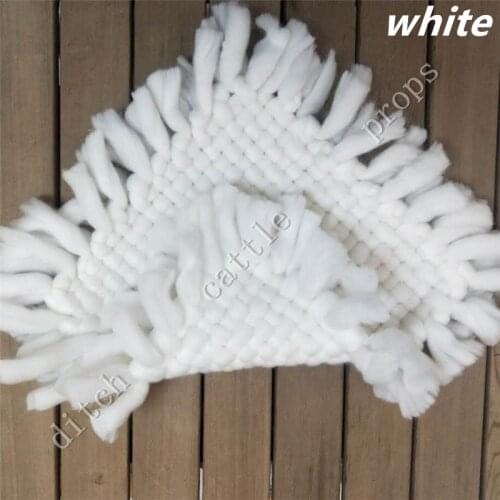 Newborn Photography Props Iceland Coarse Woolen Tassel Blanket