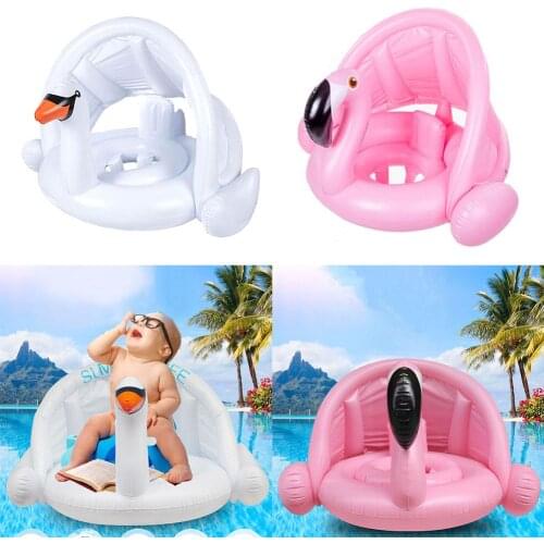 PVC Environmentally Friendly Swimming Ring Inflatable Childrens Sunshade Thickening Double Swimming Water Wing