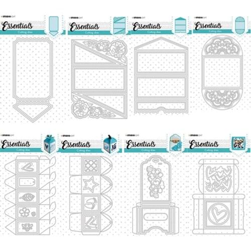 Panalisacraft 8 styles 3D Box Metal Cutting Dies Stencils for DIY Scrapbooking/photo album Decorative Embossing DIY Paper Cards