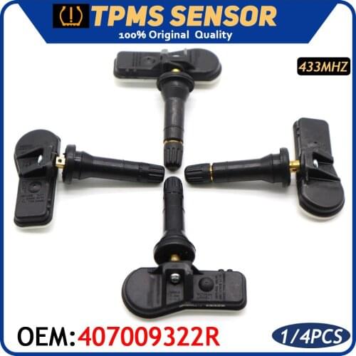 TPMS Tire Pressure Monitoring System Sensor 407009322R For Dacia Dokker Express Duster Lodgy Logan II MCV II Sandero II 433mhz