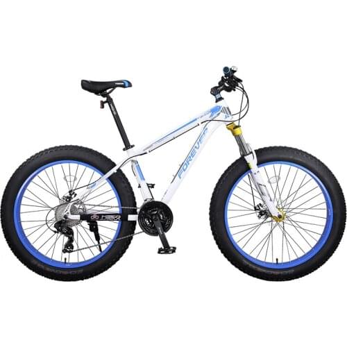 Aluminum Alloy Mountain Bike Super Wide Tire Coarse Tire Beach Big Tire Adult Bicycle