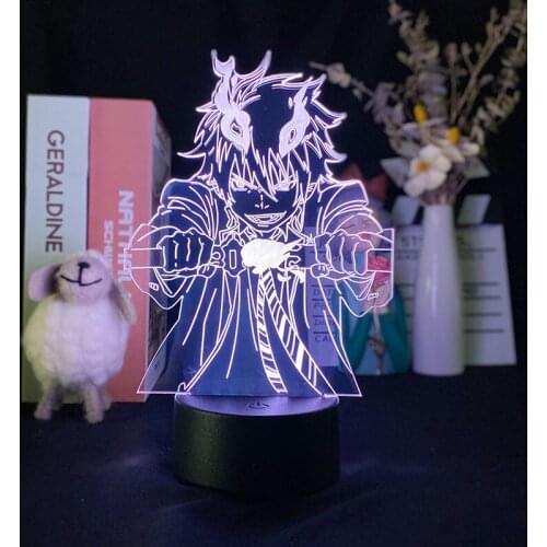 3d Led Light Anime Blue Exorcist Rin for Bedroom Decor Night Light Kids Brithday Gift Manga Room Color Changing Desk Lamp