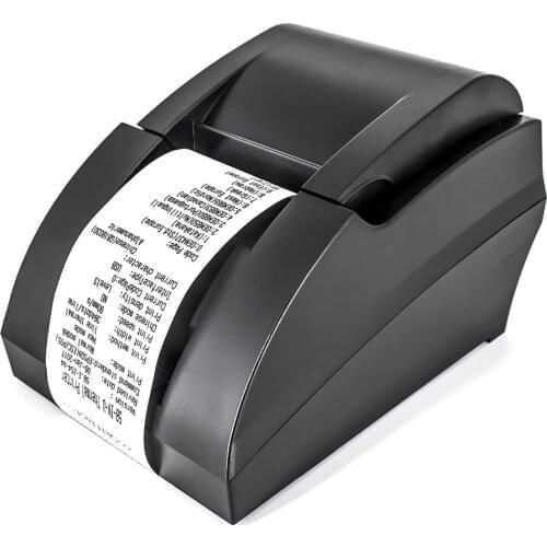 POS 5890C Thermal Printer 203dpi printer mini Ticket POS58mm Thermal Receipt Printer USB Interface Restaurant Bill Printer