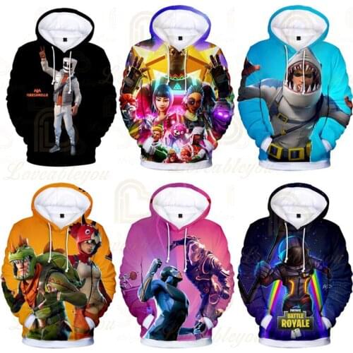4T - 14T Anime Gaming Victory Hoodie Unisex 3D Print Streetwear Hip Hop Fortnite Hoodies Kids Hoodie Men Sweatshirt