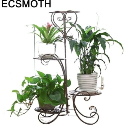 Dekarosyon Decorer Garten Dekoration Dekoru Outdoor Balkon Saksisi Decor Plant Stand Shelf Balcony Balcon Flower Iron Rack