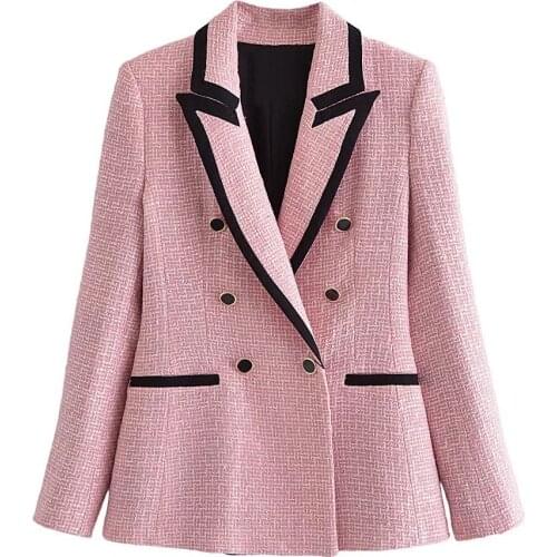 Женские двубортные пиджаки Vee Top China At AliExpress