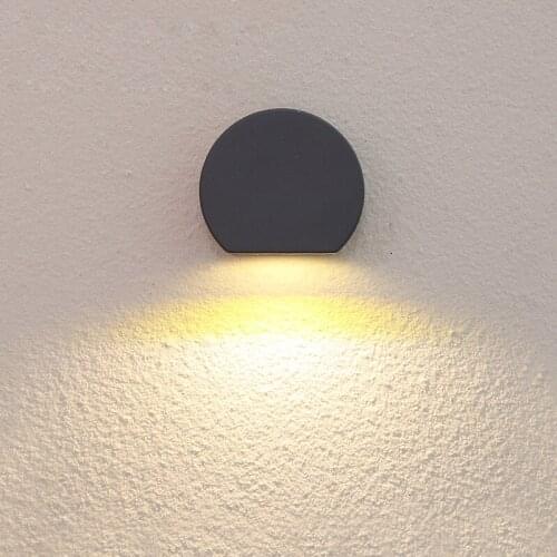 Waterproof Indoor Outdoor Led Wall lights 3W LED Aluminum Wall Lamp Garden Lights Modern Wall lights Courtyard Porch Light