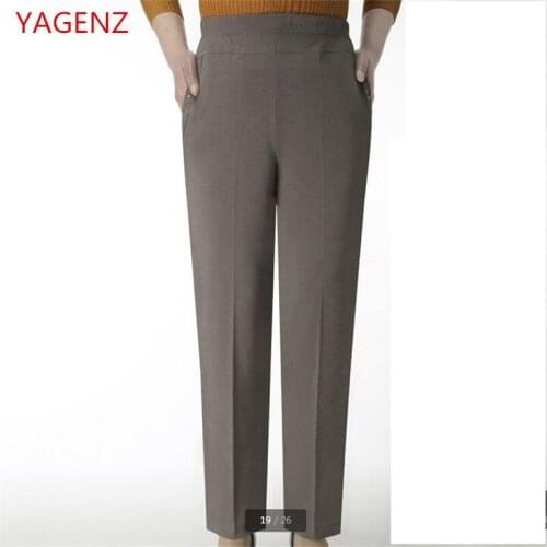 Woman wide pants summer England style pants plus-size 5XL Womens black pants Pantalon ancho elegante Pantalones de cuero mujer