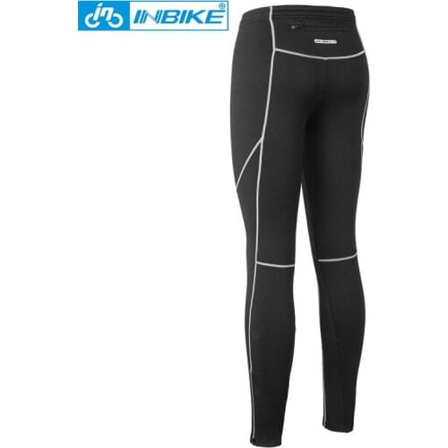 INBIKE Winter Thermal Cycling Pants Mens Sports Gym Pants Skinny Leggings Workout Sport Fitness Bodybuilding Running Tights