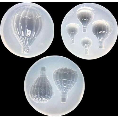 1pcs UV Resin Jewelry Liquid Silicone Mold Hot Air Balloon Resin Charms Molds For DIY Intersperse Decorate Making Jewelry