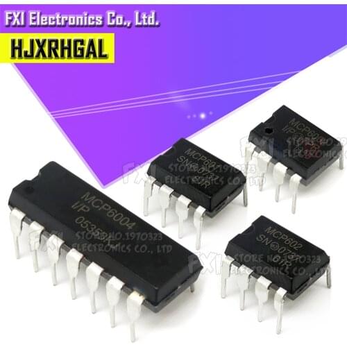 10PCS MCP602-I/P MCP602 DIP8 DIP 2.7V to 5.5V Sing new original