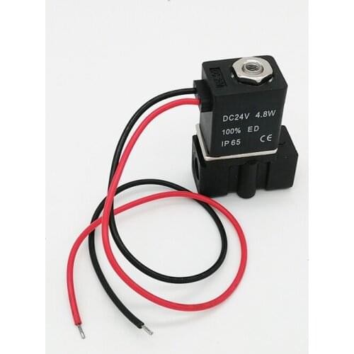 GOGO 3 way plastic solenoid valve mini 3P025-08 Port 1/4" BSP 220V AC electric control oil valve with wire lead type