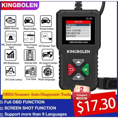NEW ARRIVAL EDIAG YA101 Code Reader OBDII/EOBD TOOL YA-101 Online Upgrade With USB OBD2 Scanner PK CR3001 CR319 AD310 ELM327