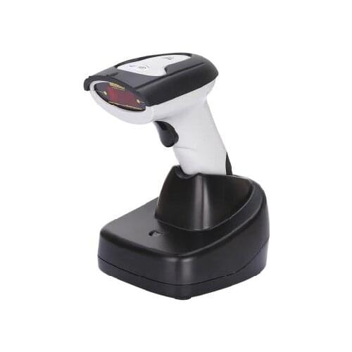 Wireless Laser Barcode Scanner Label Reader with Charger Base Handheld Barcode Scanning for Supermarket Shop