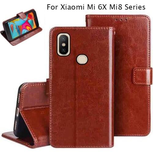 For Xiaomi Mi 6X Flip Phone Case For Xiaomi Mi 6X 8 8Explorer Edition 8Lite 8SE phone case PU Leather Phone Case