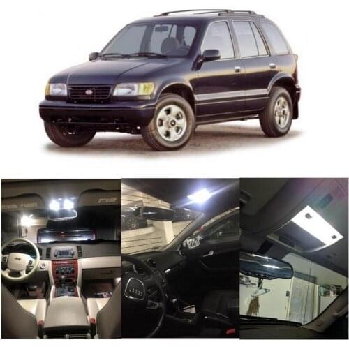 Interior Led lights For 2002 Kia Rio Spectra Sportage Dome Light Map Light Courtesy License plate light