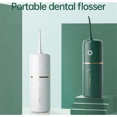 2021 Oral Irrigator USB Rechargeable 280Ml Water Flosser Portable Dental Water Jet Water Tank Waterproof Teeth Cleaner