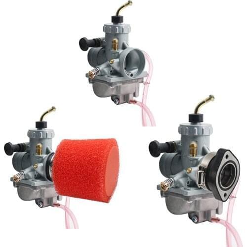 ZSDTRP Carburetor Air Inlet 35mm DT125 Carburetor For Yamaha VM24 With Air Filter Straight Tube Sponge Carburetor Interface