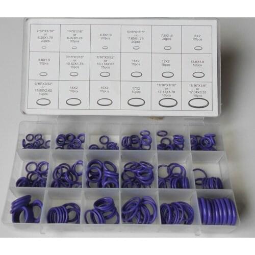 Automotive air conditioning box seal repair set O ring NBR gasket ring of high pressure and high temperature