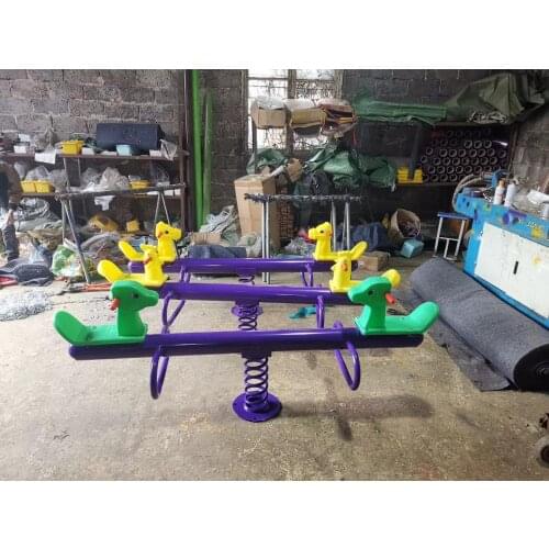 Outdoor balance seesaw children seesaw garden toy seesaw chair kids seesaw playground seat baby seesaw childrens horse Q40