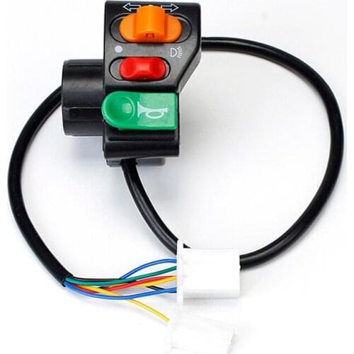 Motorcycle 7/8 Handlebar Horn Turn Signal Head Light Beam Kill Switch Brand new and high quality Change a worn light