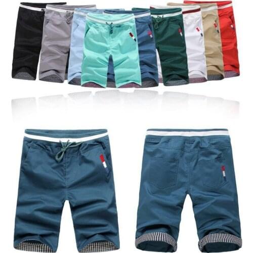 Plus Size Shorts 4XL Men Shorts Large Size Casual Summer Pants Plaid Hem Pocket Short Pants For Man Beach OFOJ-0026