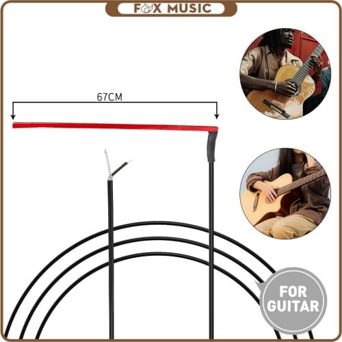 5pcs Guitar Soft Piezo Without Plug Ultrathin Under-Saddle Passive Piezo Film Pickup Acoustic/ Classical Guitar Use