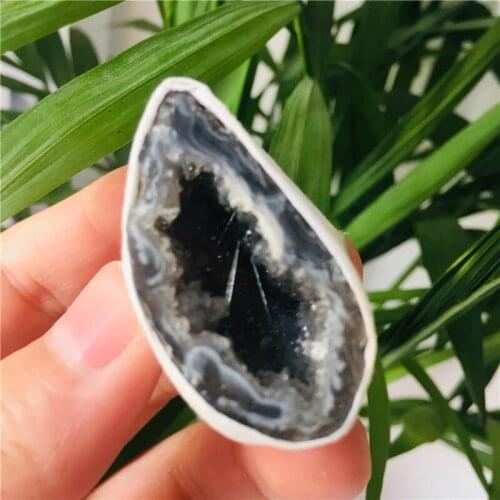 Natural rough Small Agate Quartz Geodes 1pc