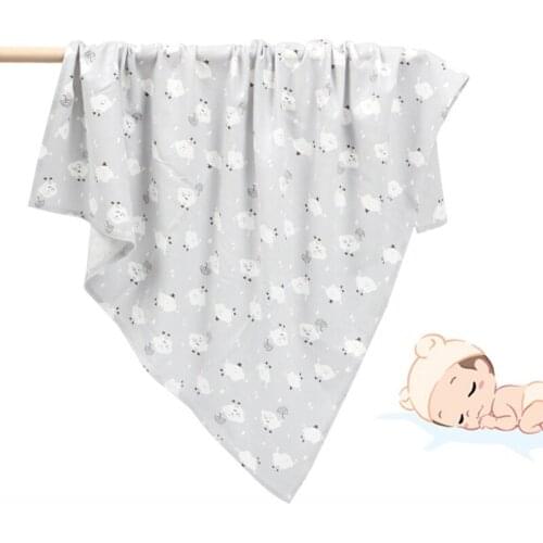 2pcs Newborn Swaddle Receiving Blanket Muslin Wrap Hat Bedding Baby Sleeping Bag GXMB
