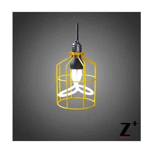 Industrial Edison Pendant light Vintage lamp iron cage three color Free shipping