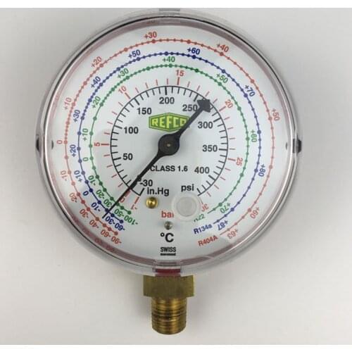 1/8 Air Conditioner R410A R32 R22 R404A Refrigerant Low Pressure Gauge high pressure gauge repair kit accessory