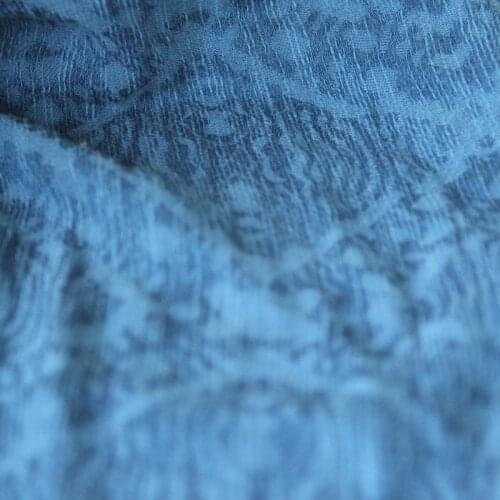 Manual Indigo Dyeing of Cotton and Hemp patchwork DIY Handicraft for High-end Clothing fabric