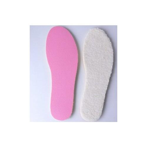 200pairs Heated Insoles Unisex Winter Warm Thermal Thickened Warm Keeping Soft Imitation wool Shoe Insole Pad new