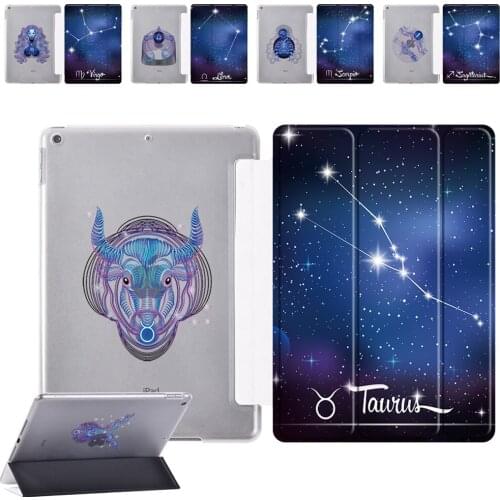 Smart Folding Tablet Case for Apple IPad 8th 7th 10.2"/Ipad 5th 6th 9.7"/Mini 1 2 3 4 5 Star sign Pattern Flip Stand Cover Case