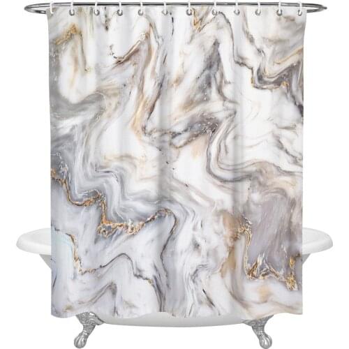 Waterproof Shower Curtains White Graffiti Abstract Art Shower Curtain Frabic Polyester Bathroom decor Curtain