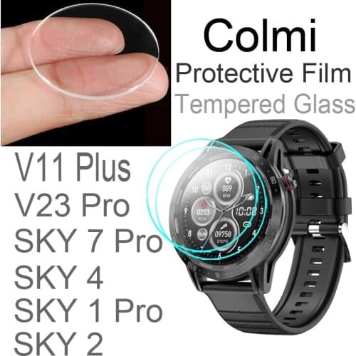Screen Protector For Colmi V11 Plus V23 Pro SKY 1 Pro 7 4 2 Protective Film Smart Watch Tempered Glass Screen Films 26mm to 43mm