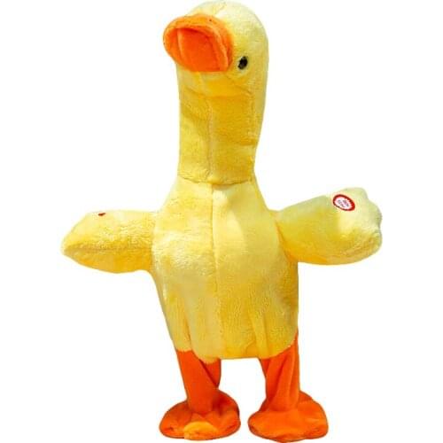 2020 electric duck plush toy singing and dancing electric plush toy funny plush toy duck child birthday gift christmas gift